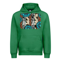 Emerald gemstone leopard cowhide brushstroke Urban Hoodie - AdoDesignShop