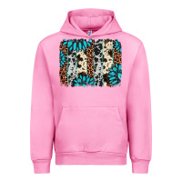 Fuchsia Pink gemstone leopard cowhide brushstroke Urban Hoodie - AdoDesignShop