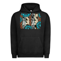 Pigment Black gemstone leopard cowhide brushstroke Urban Hoodie - AdoDesignShop