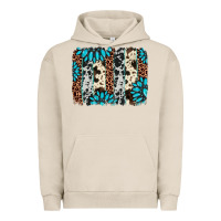 Pigment French Oak gemstone leopard cowhide brushstroke Urban Hoodie - AdoDesignShop