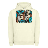 Pigment Pistachio gemstone leopard cowhide brushstroke Urban Hoodie - AdoDesignShop