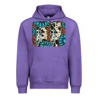 Tulip gemstone leopard cowhide brushstroke Urban Hoodie - AdoDesignShop