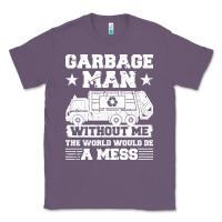 Lavender garbage man gift t  shirt recycling trash garbage man t  shirt Classic Tee - longCreatives