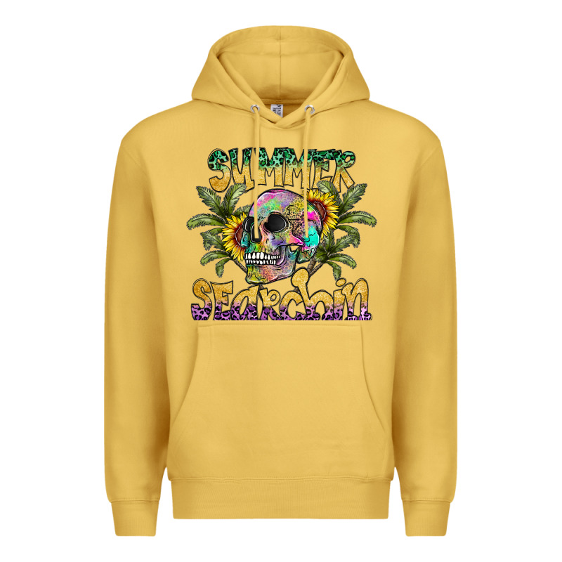 Summer Searchin Premium Hoodie by CowhideDigitalArt | Teevron