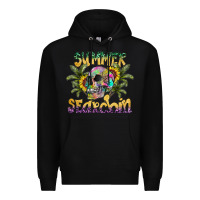 Black Summer Searchin Premium Hoodie - CowhideDigitalArt