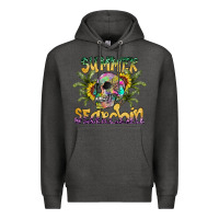 Charcoal Heather Summer Searchin Premium Hoodie - CowhideDigitalArt