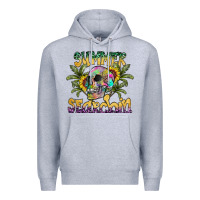 Heather Grey Summer Searchin Premium Hoodie - CowhideDigitalArt