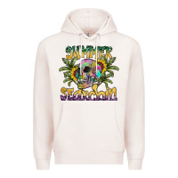 Pale Pink Summer Searchin Premium Hoodie - CowhideDigitalArt