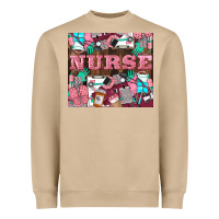 Mushroom Nurse Heavyweight Sweatshirt - LillyAllenDesigns