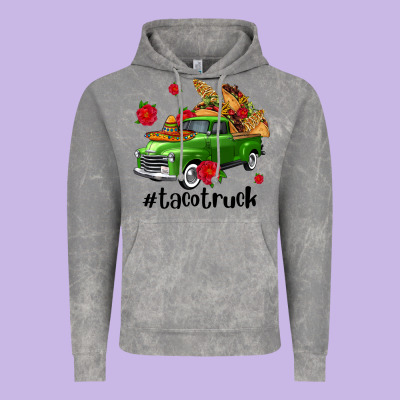 Tacotruck Olivia Vintage Hoodie Designed By Oliviacreatesart