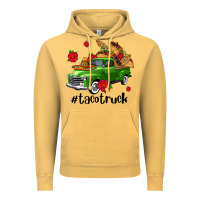 Vintage Mustard tacotruck olivia Vintage Hoodie - OliviaCreatesArt