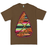 Cacao serape tooled leather arrowhead Premium Tee - Jasminsmagicworld
