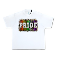 White Pride barcode Urban Heavy Tee - CowGirlArtShop