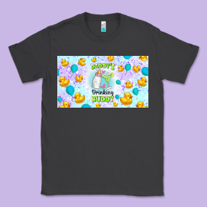 Daddy's Drinking Buddy Classic Tee Designed By Tumblerdesignbyshophia