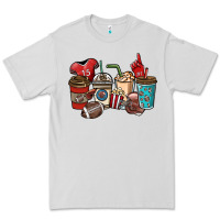 Dove Grey Football coffee cups Premium Tee - NancyCooperArtShop