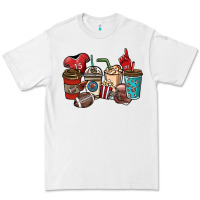 White Football coffee cups Premium Tee - NancyCooperArtShop