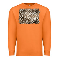 Carrot brown zebra pattern background Premium Sweatshirt - BarkalooDesign