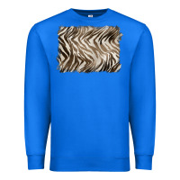 True Royal brown zebra pattern background Premium Sweatshirt - BarkalooDesign