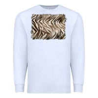 White brown zebra pattern background Premium Sweatshirt - BarkalooDesign