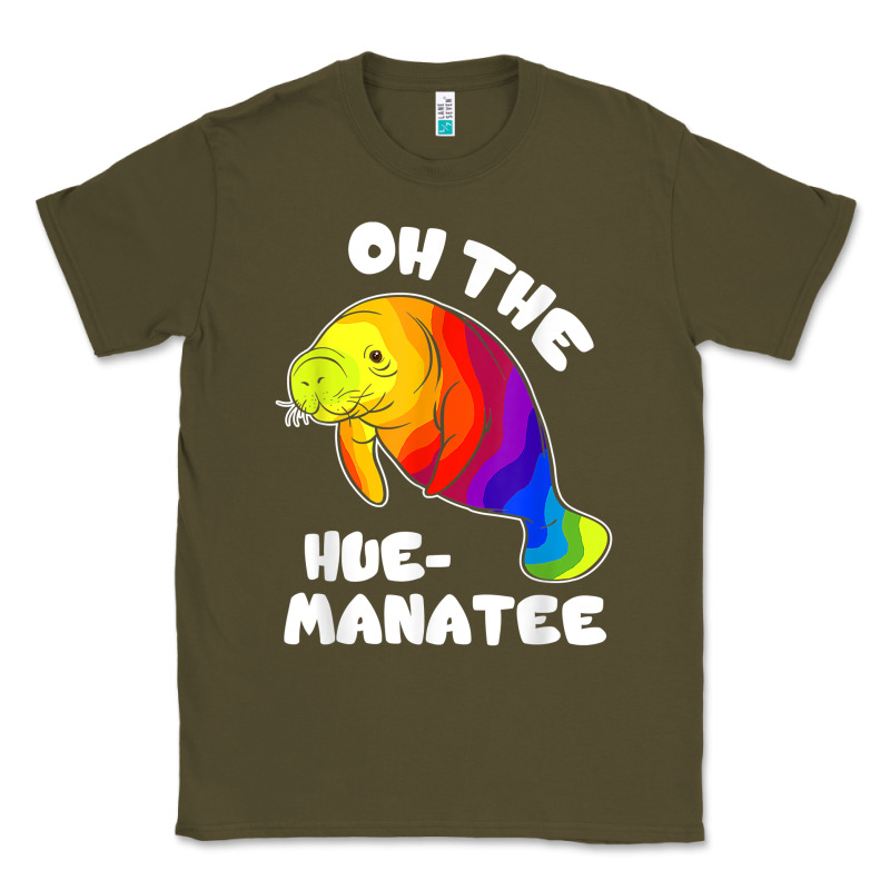 Oh The Hue Manatee Funny Manatee Shirts Manatee Gifts T Shirt Classic Tee by longCreatives | Teevron