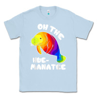 Dusty Blue oh the hue manatee funny manatee shirts manatee gifts t shirt Classic Tee - longCreatives