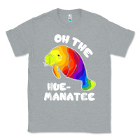 Heather Grey oh the hue manatee funny manatee shirts manatee gifts t shirt Classic Tee - longCreatives