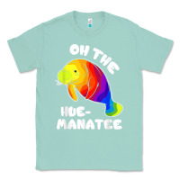Seafoam oh the hue manatee funny manatee shirts manatee gifts t shirt Classic Tee - longCreatives
