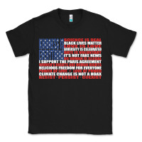 Black political protest american flag   stand united t shirt Classic Tee - longCreatives