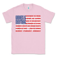 Bubblegum Pink political protest american flag   stand united t shirt Classic Tee - longCreatives