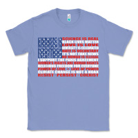 Colony Blue political protest american flag   stand united t shirt Classic Tee - longCreatives
