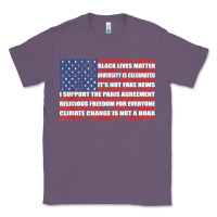 Lavender political protest american flag   stand united t shirt Classic Tee - longCreatives
