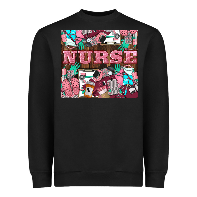 Nurse Heavyweight Sweatshirt by LillyAllenDesigns | Teevron