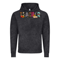 Vintage Black teacher Vintage Hoodie - OliviaCreatesArt
