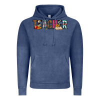 Vintage Denim teacher Vintage Hoodie - OliviaCreatesArt
