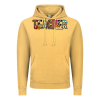 Vintage Mustard teacher Vintage Hoodie - OliviaCreatesArt