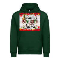 Forest Green santa's favorite nurse Urban Hoodie - AdoDesignShop
