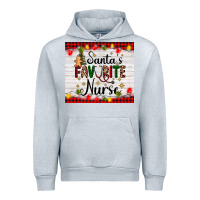 Heather Grey santa's favorite nurse Urban Hoodie - AdoDesignShop