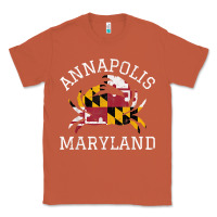 Copper Annapolis Maryland Crab State Flag Home Travel Vintage Classic Tee - longCreatives