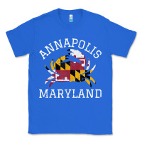 True Royal Annapolis Maryland Crab State Flag Home Travel Vintage Classic Tee - longCreatives
