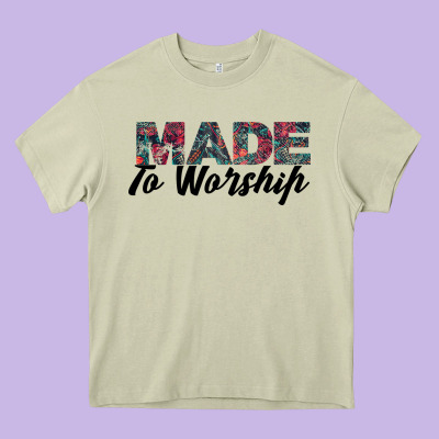 Made To Worship Heavy Core Tee Designed By Bettercallsaul
