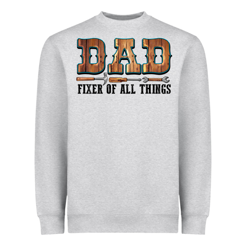 Dad Fixer Of All Things Heavyweight Sweatshirt by LillyAllenDesigns | Teevron