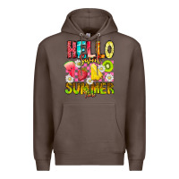 Coffee Hello Sweet Summer Time Premium Hoodie - CowhideDigitalArt