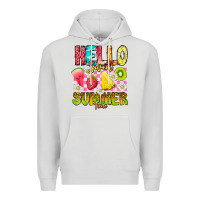 Dove Grey Hello Sweet Summer Time Premium Hoodie - CowhideDigitalArt