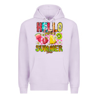 Lilac Hello Sweet Summer Time Premium Hoodie - CowhideDigitalArt