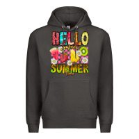 Smoke Hello Sweet Summer Time Premium Hoodie - CowhideDigitalArt
