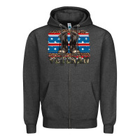 Charcoal Heather armed forces day veteran Zipper Hoodie - Artiststas