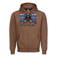 Chestnut armed forces day veteran Zipper Hoodie - Artiststas