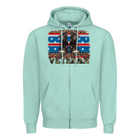 Seafoam armed forces day veteran Zipper Hoodie - Artiststas