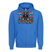 Armed Forces Day Veteran Zipper Hoodie | Teevron