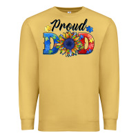 Antique Gold proud dad autism Premium Sweatshirt - BarkalooDesign